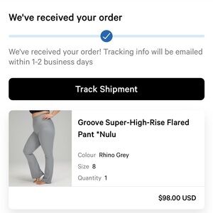 Lululemon Groove Super-High-Rise Flared
Pant *Nulu Rhino Grey